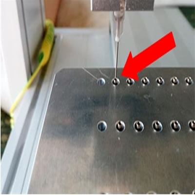 陶瓷插芯注胶机_到起始点