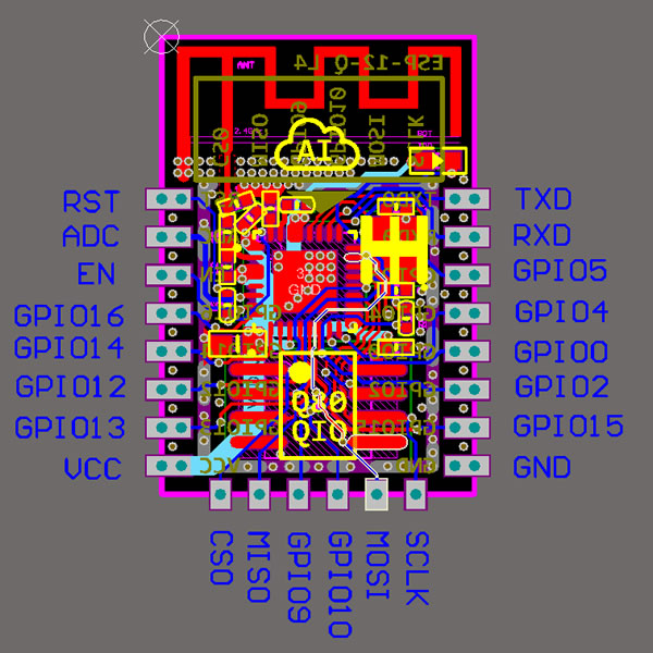 ������ģ��ESP8266EX�Ľӿ�