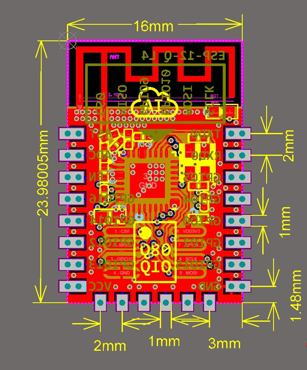 ESP8266оƬģγߴ